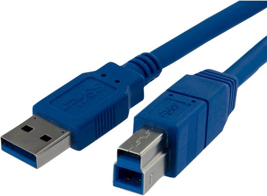 1 Meter USB 3.0 A naar B Printerkabel voor Externe Harde Schijven en Apparaten van Merkloos
