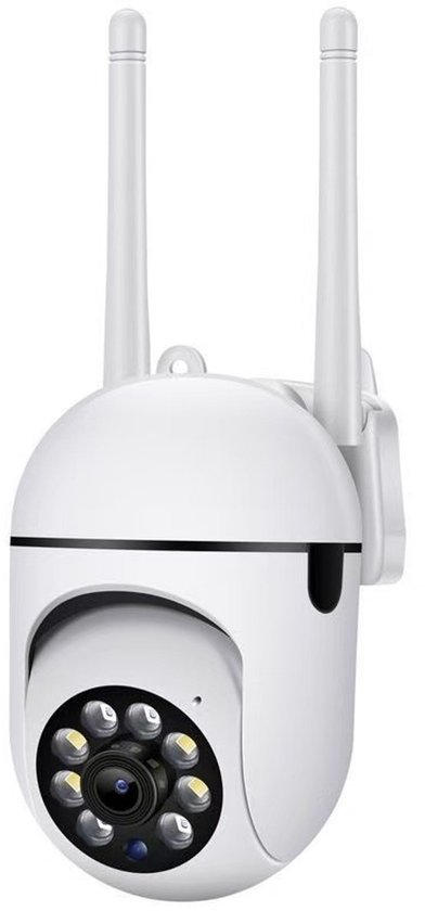 1080P Buiten Wifi Camera met Nachtzicht, Automatische Tracking en Tweeweg Audio van Merkloos