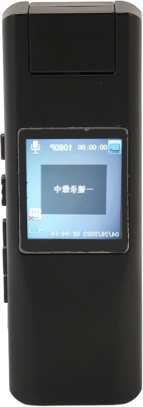 1080P Full HD Mini Lichaamscamera Ondersteuning 256 GB Uitbreidbaar Premium Draagbare Lichaamscamera Met Bewegingsdetectie Voor Kantoorsport van Merkloos