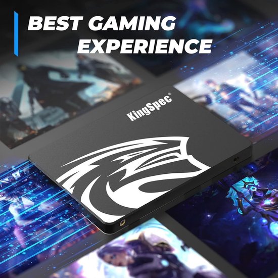 128GB 2,5” SATA SSD harde schijf - Interne SATA 3 SSD met 3D NAND Flash voor desktop/laptop van Merkloos