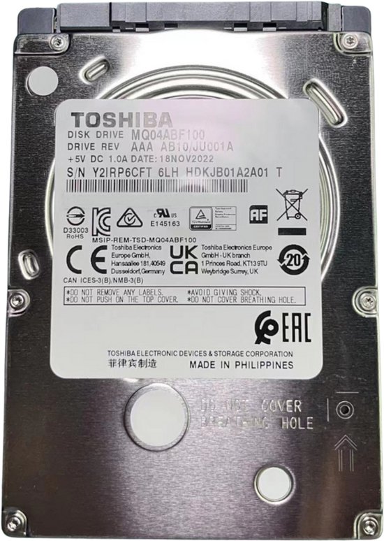 1TB Interne Harde Schijf HDD van Merkloos