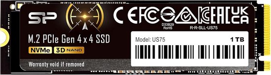 1TB Interne SSD NVMe PCIe 4.0 M.2 voor Hoge Snelheid van Merkloos
