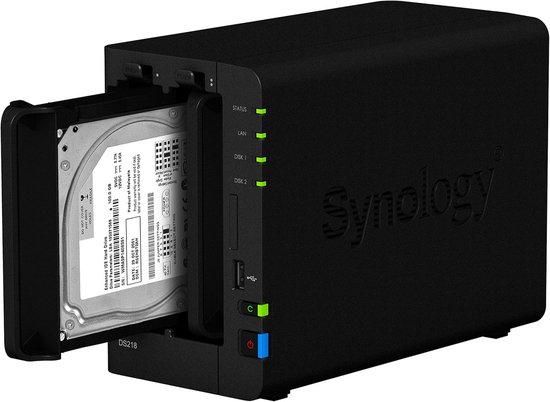 2 Bay Desktop NAS Unit met 6TB Opslagcapaciteit van Merkloos