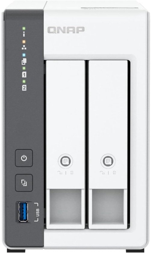 2-bay NAS - ARM 4-core 2 GHz - 4 GB RAM en 2x SATA