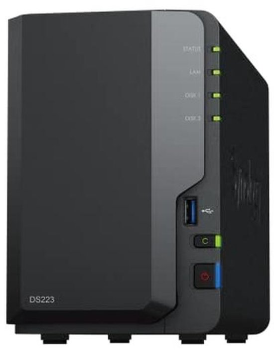 2-Bay NAS met 3TB HDD en Quad-Core CPU voor Gegevensopslag en Multimedia van Merkloos