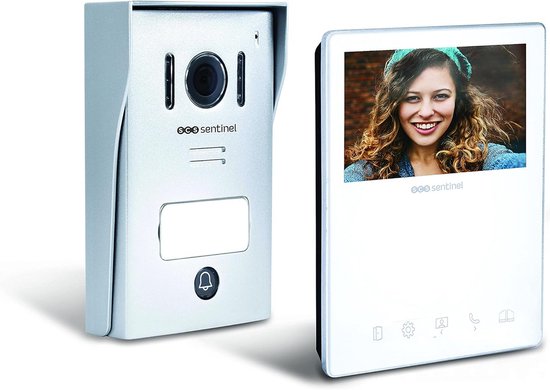 2-Draads Video Deurintercom met 4,3" Kleurenscherm - Bekabelde Videofoon Installatiegemak