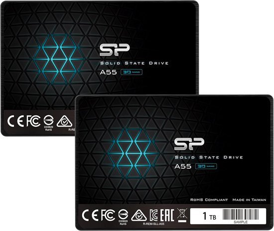 2-pack 1TB Interne SSD SATA III - Hoge Snelheid & Betrouwbaarheid van Merkloos