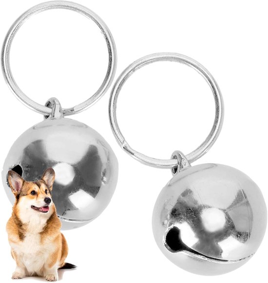 2 stuks Roest Anti-verloren Koperen Bells Extra Luid Paar Kat & Hond Messing Draagbare Bells Kraag Charm Bells voor Besparen Vogels & Wildlife