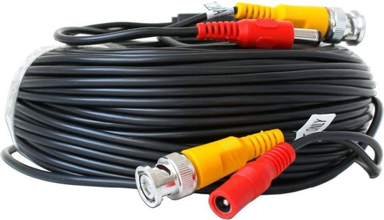 20M BNC beveiligingscamera kabel van Merkloos