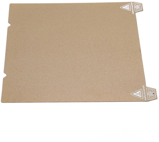 235x235mm Flexibele PEI-plaat met Verenstaal Magnetische Sticker voor Verwarmd Bed - Vervangingsaccessoire voor Ender 3 en Ender 5 van Merkloos