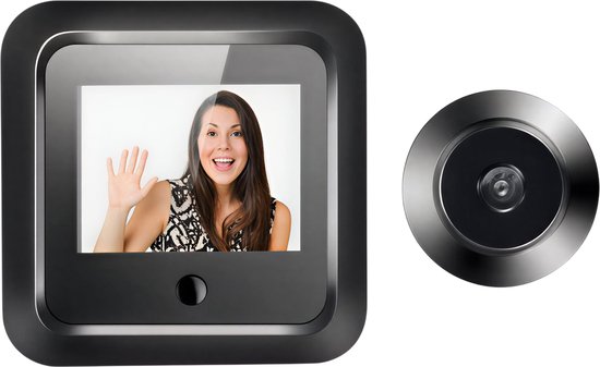 2,4 Inch Digitale Kijkgaatje Camera – 120° Breedbeeld – Smart Deur Viewer Beveiligingsmonitor – 240x320 HD Resolutie – Visuele Deurbel met 300.000 Pixels van Merkloos