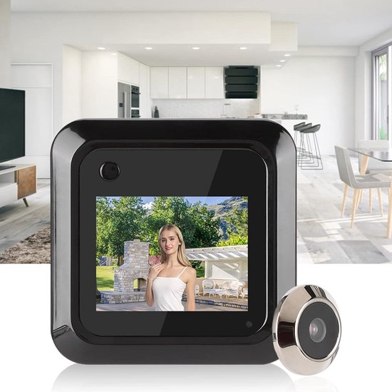 24 Inch TFT LCD-scherm Videodeurbel 03 MP 95 ° Groothoekcamera Ondersteuning Foto's Maken - Smart Door Viewer van Xiaomi