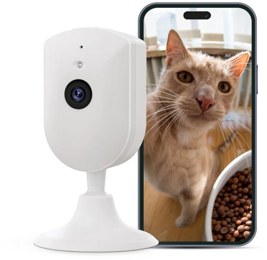 2K 4MP Bewakingscamera voor binnen met nachtzicht, wifi-binnencamera, hondencamera, tweeweg-audio, wifi, PIR-bewegingsdetectie voor baby's en huisdieren