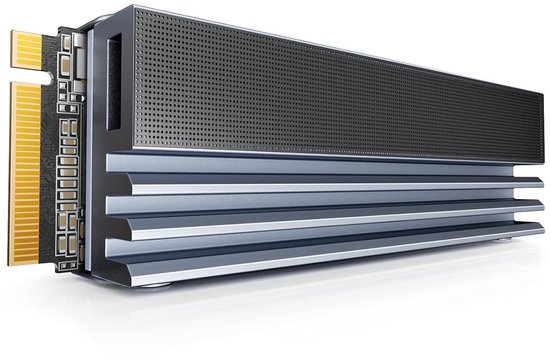 2TB M.2 NVMe PCIe 4.0 SSD Interne Harde Schijf 7400MB/s van Merkloos