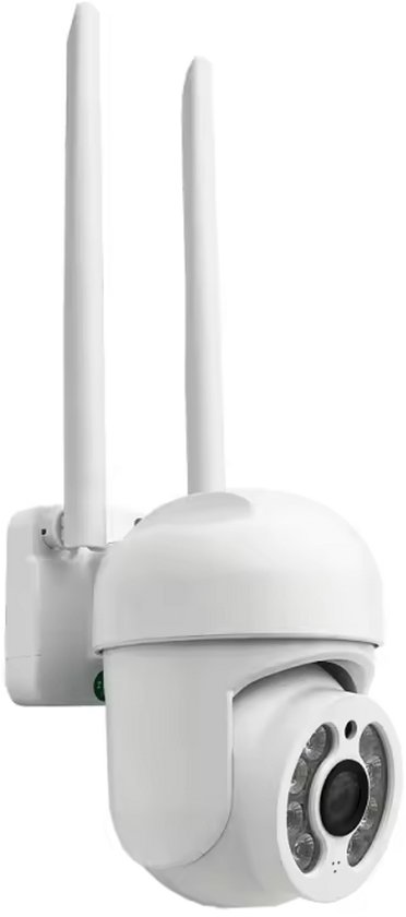 3 MP HD Beveiligingscamera, Met SD kaart slot en Wifi. Werkt in de Tuya app. (wit) Type: AP-Q027. (GRATIS APP ZONDER RECLAME OF ABBONEMENT) van Merkloos