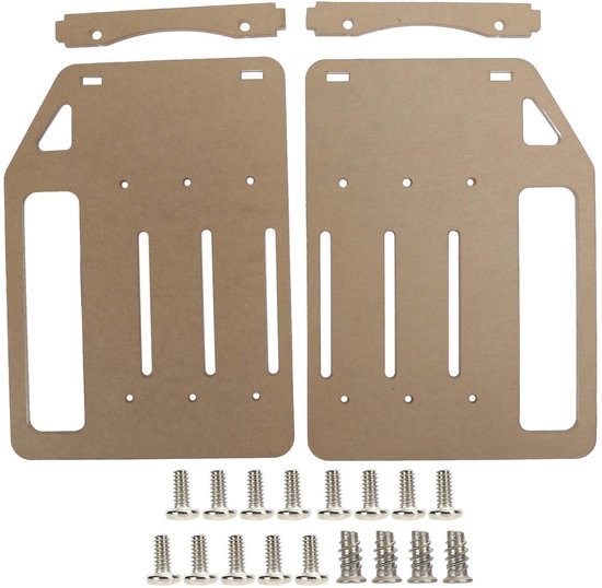 3,5 Inch Harde Schijf Beugel, Acryl Harde Schijf Beugel, Doe-het-zelf Transparante Acryl Harde Schijf Beugel, Ondersteuning Voor Zes 3,5 Inch Harde Schijven En Twee 8 Cm Ventilatoren