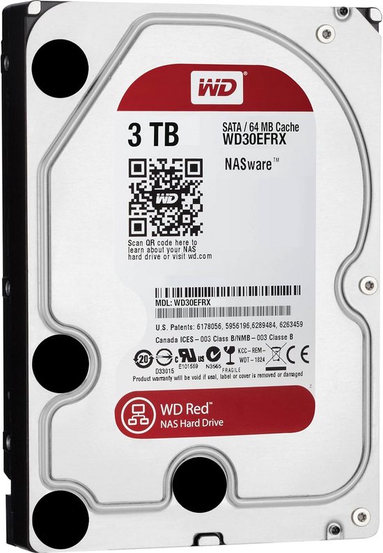 3TB Interne Harde Schijf voor NAS Systemen - Stil en Betrouwbaar van Merkloos