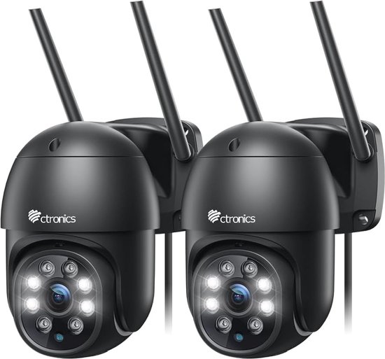 4 MP Buiten Bewakingscamera met Wifi en Nachtzicht voor Verhoogde Beveiliging van Merkloos