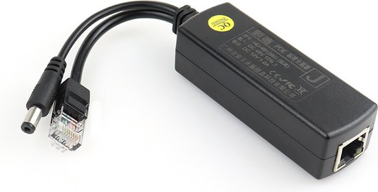 48V Naar 12V Poe Splitter Adapter Kabel Voedingsmodule Poe Adapter Splitter Injector Voor Ip Camera poe Connector van Merkloos