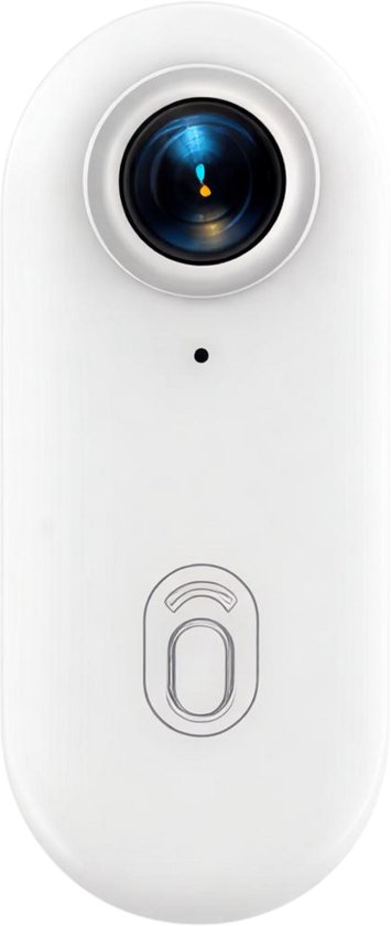 4K Mini-recorder voor motorfietsen – Vingeractiecamera met wifi – Wit – Lichtgewicht POV-camera – Camera voor motorfietsen en fietsen – Sportcamera voor gebruik op de weg – Vlogcamera voor huisdieren en bodycam