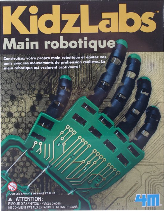 4M Kidzlabs: maak je robot hand / f r a n s t a l i g e verpakking van 4M