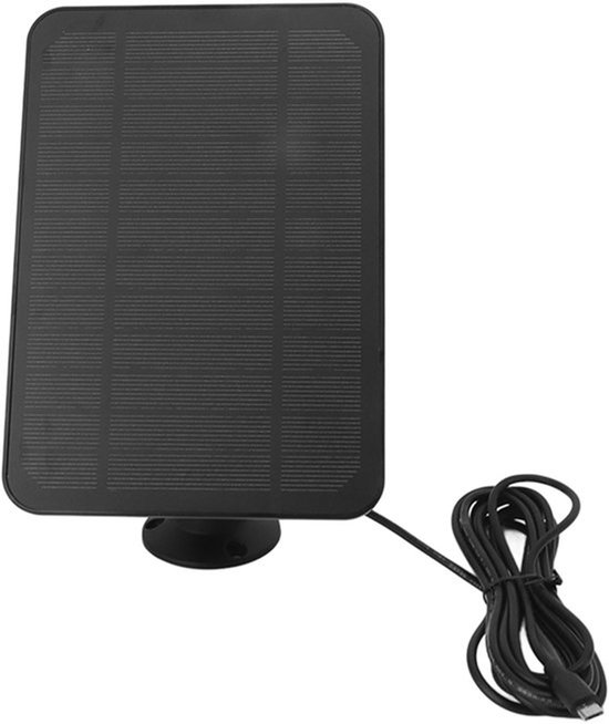 4W 5V zonnepaneel voor Arlo buitencamera, voor Ring beveiligingscamera, voor Blink schijnwerpercamera, waterdichte zonne-energie voor uw Blink huisbeveiligingssysteem, Spotlight Cam van Merkloos