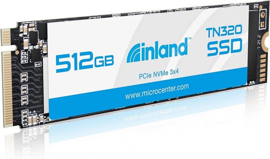 512 GB Interne NVMe M.2 SSD PCIe Gen3x4 2280 voor Laptop en Desktop - Hoge Snelheid tot 2000 MB/s van Merkloos