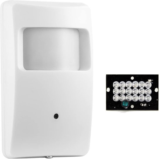 5MP PoE Mini PIR IP-camera, 940nm IR-nachtzicht, 3.7mm lens 70° gezichtsveld, Ultra HD 2880x1620 pixels, Bewegingsdetectie, Externe weergave (IPIR-M-P-TS)