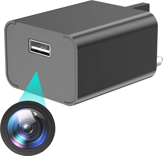 64 GB Spionagecamera met Bewegingsdetectie - Verborgen Mini-camera voor Thuis en Kantoor van Merkloos