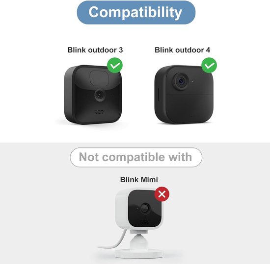 7 m stroomkabel en adapter voor Blink Outdoor 4 (4e generatie) & (3e generatie) & Blink XT/XT2, weerbestendige verlengkabel, compatibel met Blink-camera's met micro-USB en type C-adapter