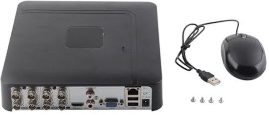 8-kanaals recorder, 8-kanaals 8CH beveiligings-CCTV AHd CVI/TVI/DVR NVR 5-in-1 realtime videorecorder 100-240V van Merkloos