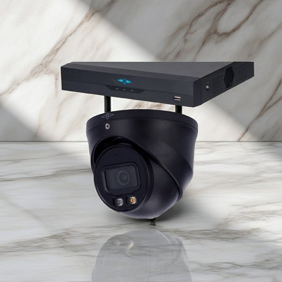 8MP – Full Night Color – AI IP Camera Met Nachtzicht Camerasysteem Plus Ultra – 1x Dome IP Camera van Merkloos