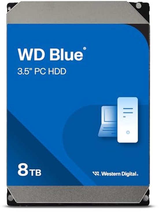 8TB 3,5" interne harde schijf - 5400 rpm, SATA 6 Gb/s, 256 MB cache van Merkloos