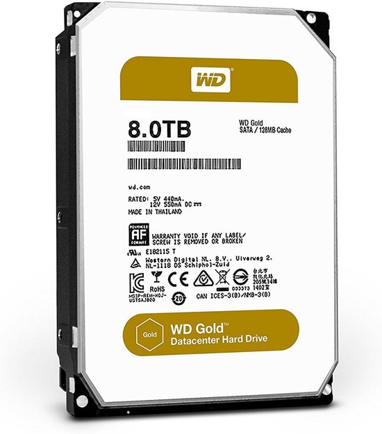 8TB Interne Harde Schijf 3.5 inch SATA 256MB Cache voor Servers en Datacenters van Merkloos