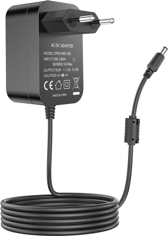 9V Voeding Adapter voor Bewakingscamera's - AC naar DC 9V Adapter voor Tapo C100, C200, C310, TC60, TC70 van Merkloos