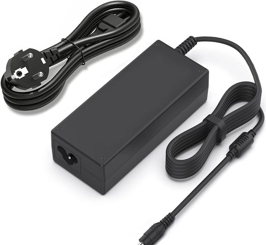 AC/DC Adapter - Voedingskabel Oplader - Externe Harde Schijf - Overspanningsbeveiliging - 100-240V - Zwart
