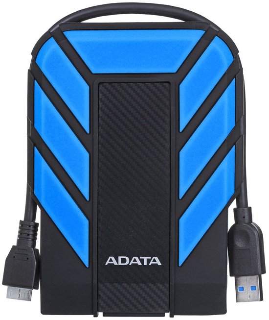 ADATA DashDrive Durable HD710 Professional Externe Harde Schijf 1 TB Blauw van Merkloos