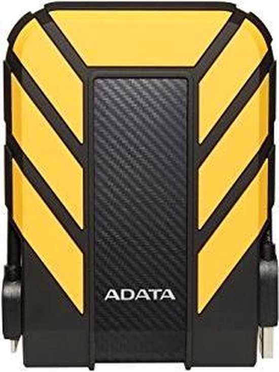 ADATA DashDrive Durable HD710 Professional - Externe harde schijf - 1 TB Geel van Merkloos
