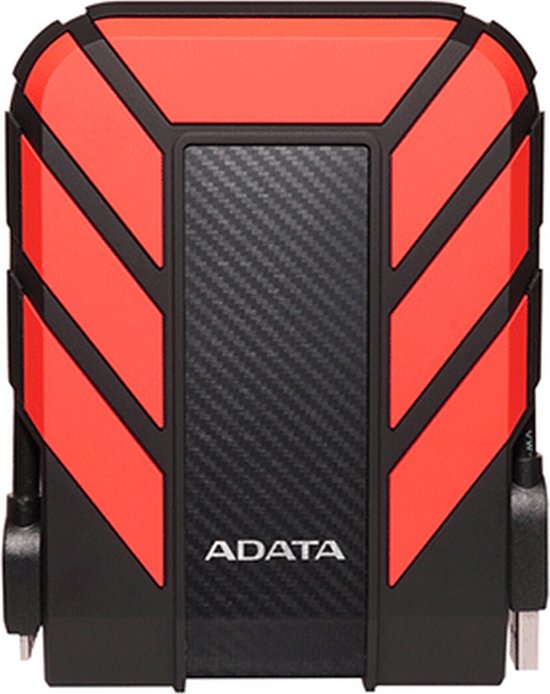 ADATA DashDrive Durable HD710 Professional - Externe harde schijf - 1 TB Rood van Merkloos