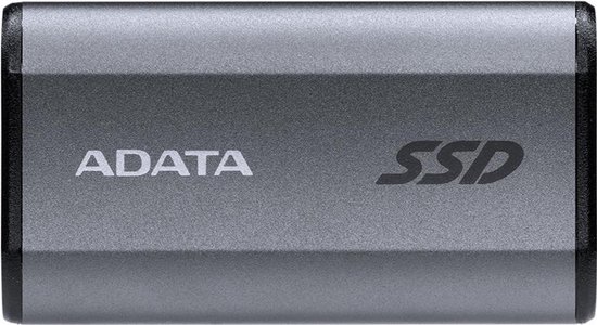ADATA SE880 - SSD - 4TB - extern (tragbar) - USB 3,2 Gen 2x2 (USB-C Steckverbinder) - Titanium Gray (AELI-SE880-4TCGY) van Merkloos