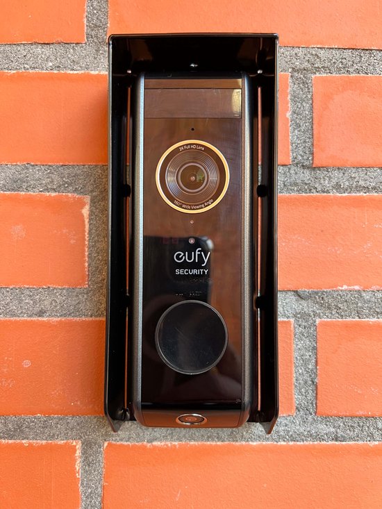 All Weather Protection Cover - Eufy Dual 2 Pro - RVS zwart (Bescherm uw videodeurbel tegen zon, wind en regen)