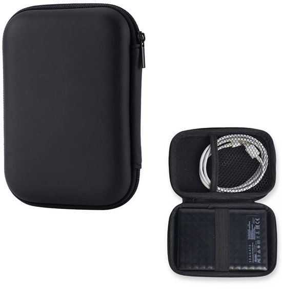 Allecto - Beschermhoes externe harde schijf - Schokbestendig en waterdicht - Zwart - Draagbare opslag - 2,5 inch HDD/SSD - Ideaal voor onderweg van Merkloos