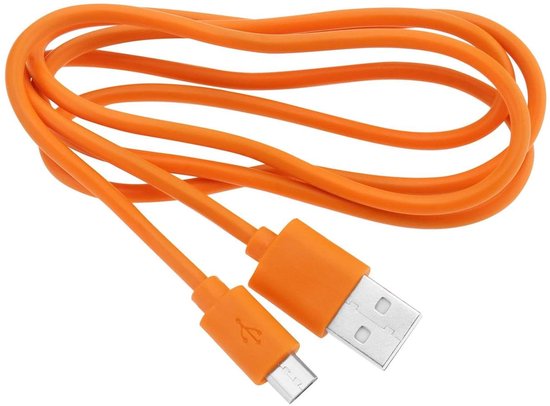 Allecto- Deurbel Oplaadkabel - Ring - Compatibel met Video Deurbel 2 3 3 Plus 4 Pro Plus, Oranje. van Merkloos