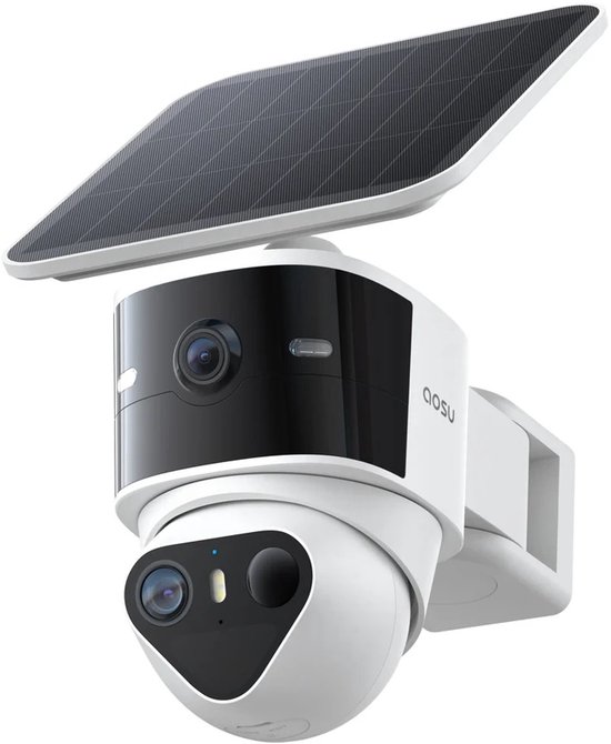 AOSU SolarCam T2 Pro - Beveiligingscamera 3K - Draadloos - Zonne-Energie - Full Colour Nachtzicht