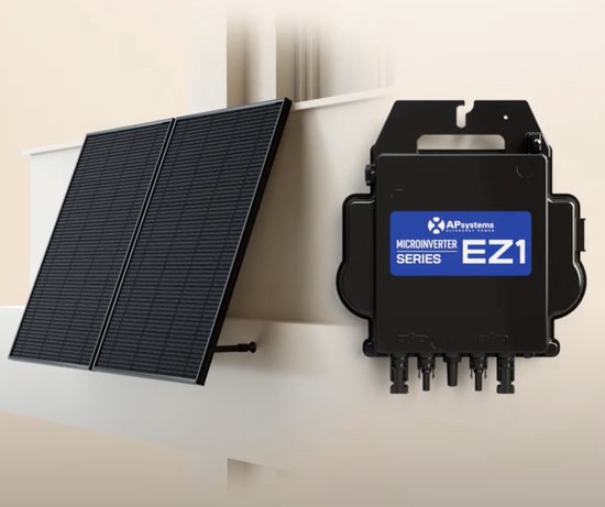APsystems EZ1-M micro-omvormer 800 Watt voor 2 zonnepanelen met 5 meter AC kabel