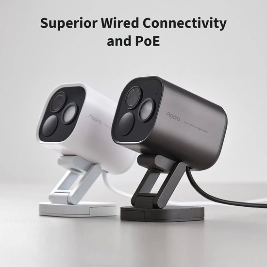 Aqara Camera Hub G5 Pro - Grijs - 2K Outdoor Beveiligingscamera - PoE - Nachtzicht - Matter & Zigbee Hub