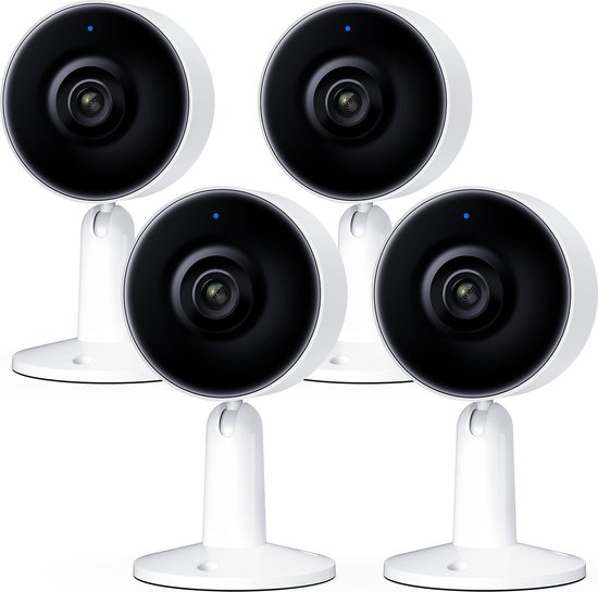 Arenti IN1-32 4 Pack - Beveiligingscamera - 4 Indoor Wifi IP-camera's MET 32 GB SD Kaarten van Arenti