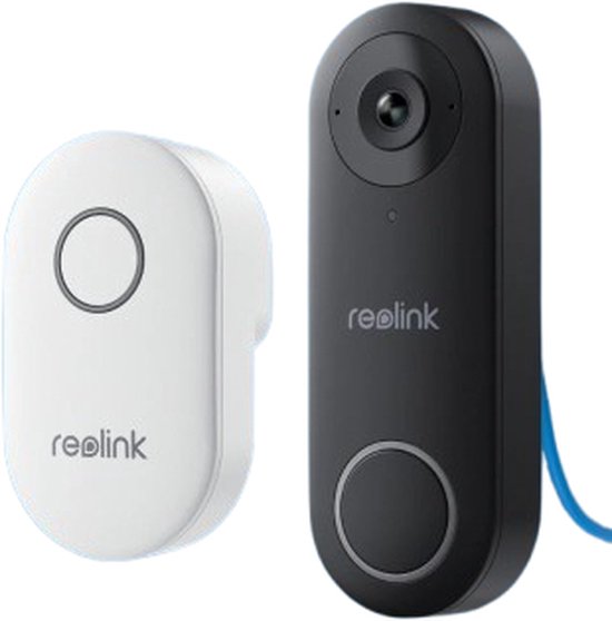 Ariqo Video Deurbel met Camera - Videodeurbel met Wifi - Bedraad en Zonder Abonnement - 180° Groothoek - Persoon Herkenning