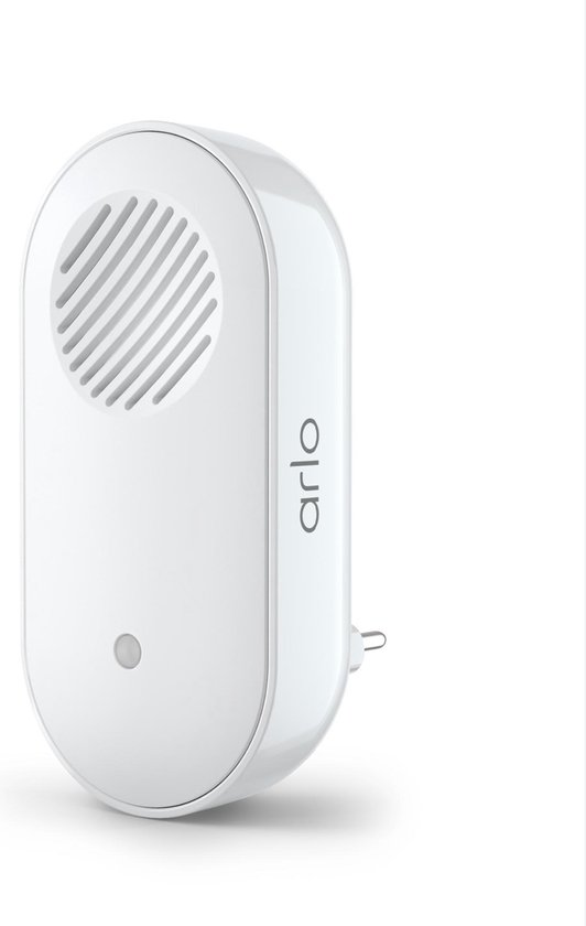 Arlo deurbel gong (chime) - Deurbel GONG - Arlo Gecertificeerd Accessoire - draadloos audio alarm, instelbare melodie, sirene - Compatible met Arlo Essential Video Deurbel (draadloos en bedraad) - AC2001-100PES van Merkloos
