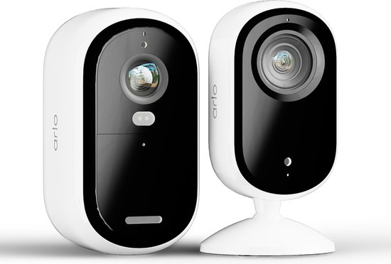 Arlo Essential 2K beveiligingscamera SET - 1 buiten en 1 binnen camera - 2 IP-Camera's van Merkloos
